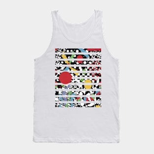 90s Totally Rad Geometric Tank Top